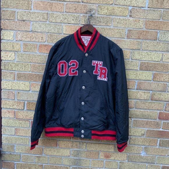 True Religion Tiger Varsity Jacket XXL - Picture 1 of 7